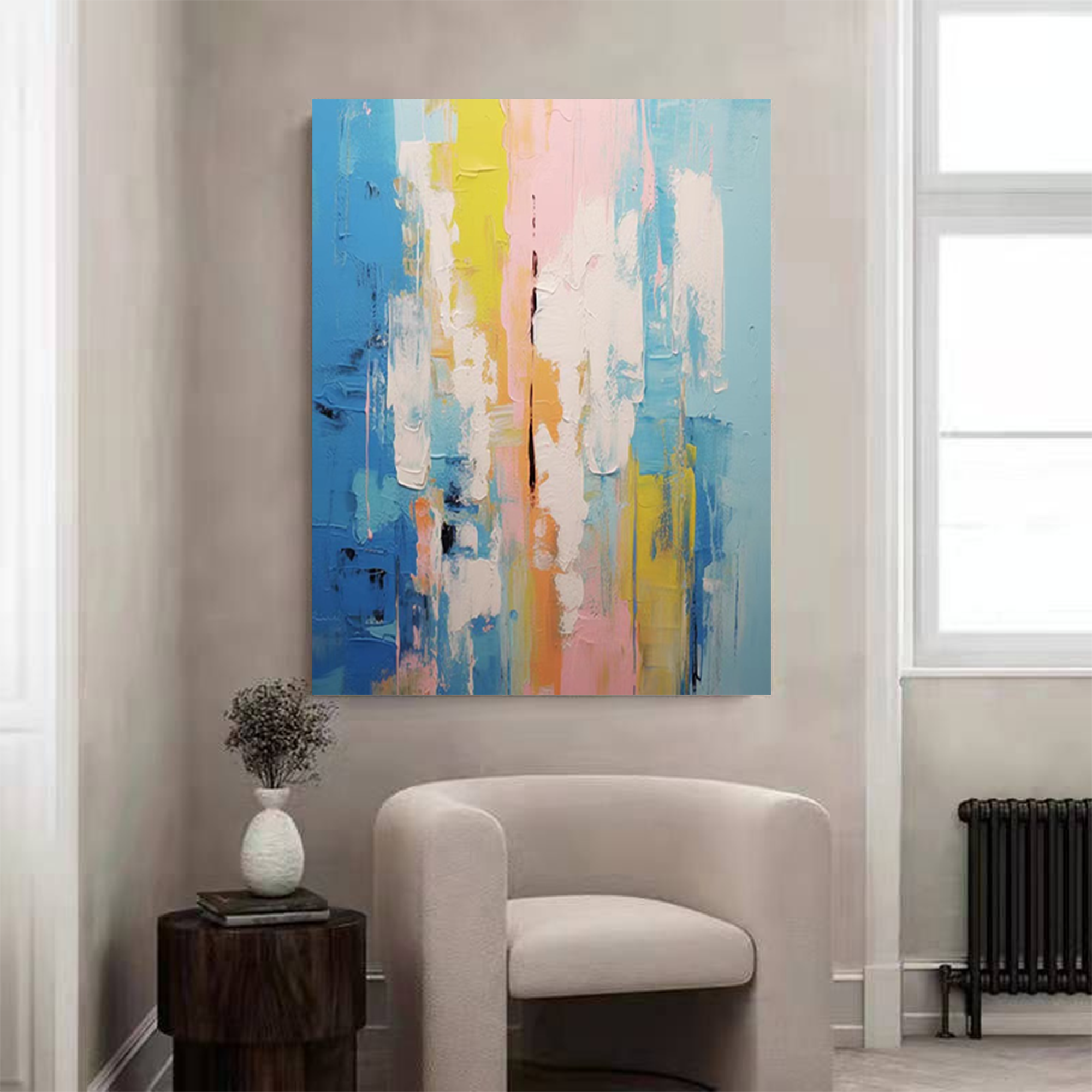 Flowing Hues: Abstract Color Harmony