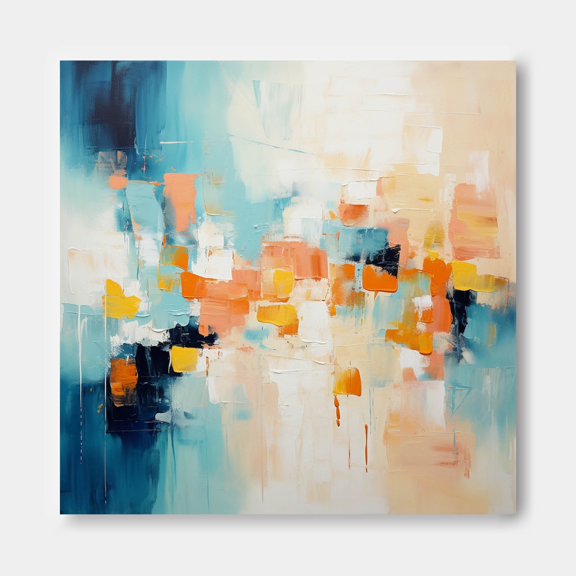Modern Abstract Vibrant Canvas Art