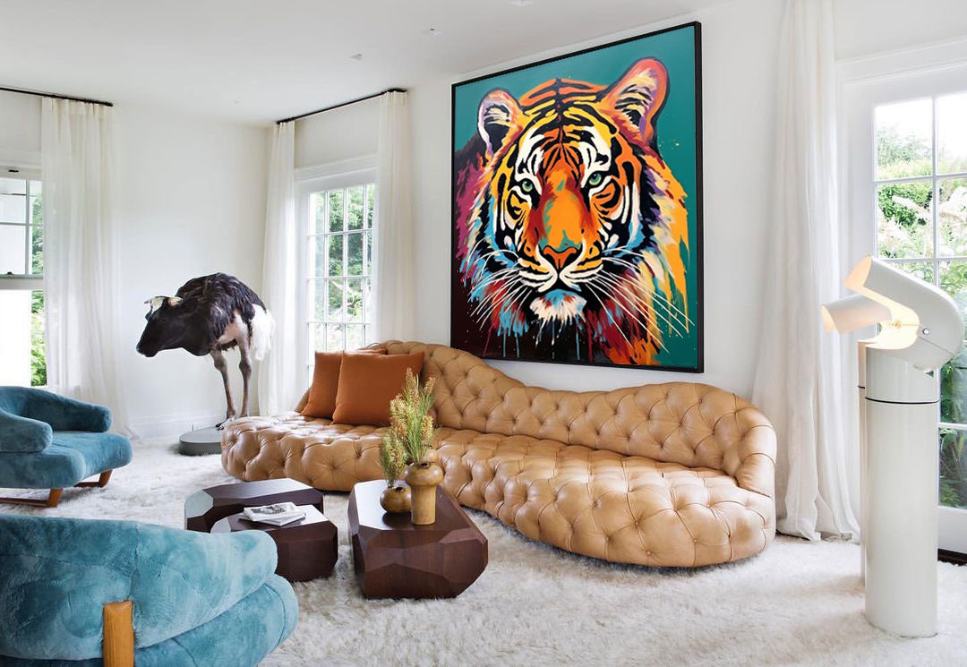 Majestic Tiger in Vibrant Hues