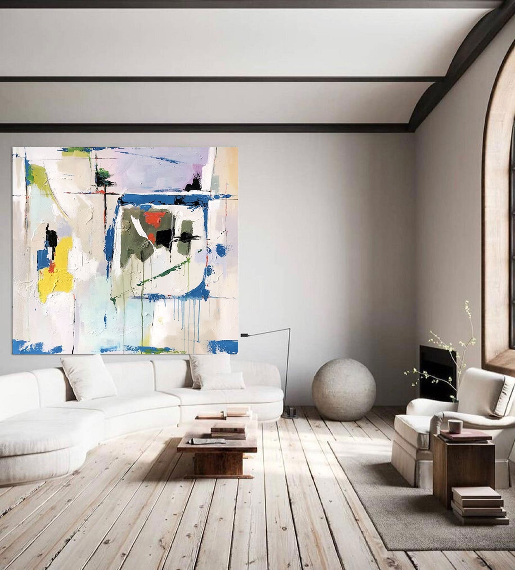 Colorful Abstract Textured Art