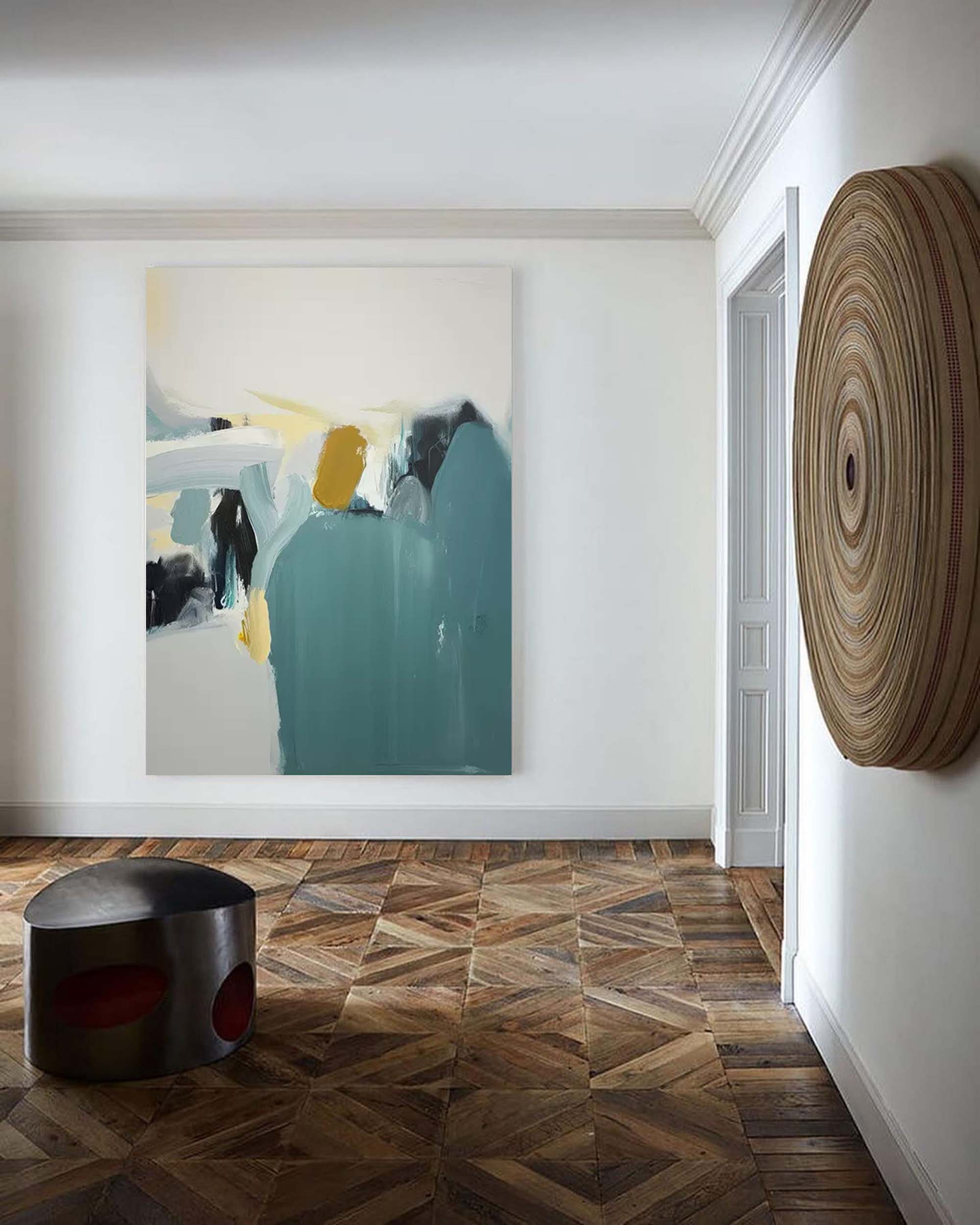 Abstract Minimalist Serenity â€?Contemporary Oil Painting on Canvas