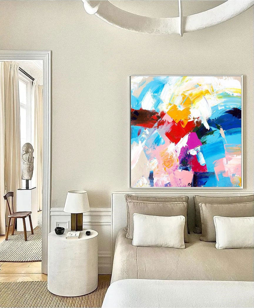 Vibrant Colorful Abstract Painting