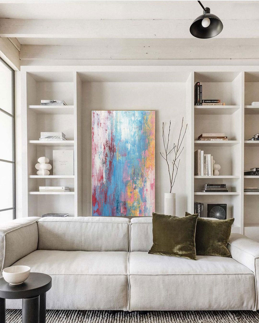 Dreamy Blue Abstract Wall Art